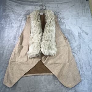 Sioni Studio Faux Fur Vest Large/XLarge Boho Festival